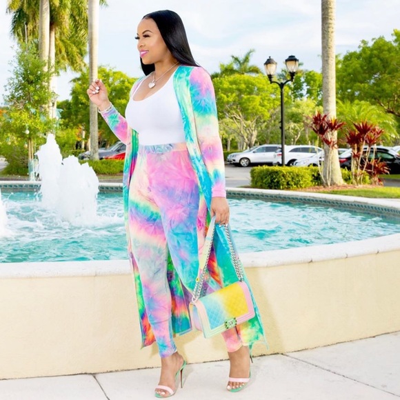 PrettyUs Tops - Tie dye matching set 🌸